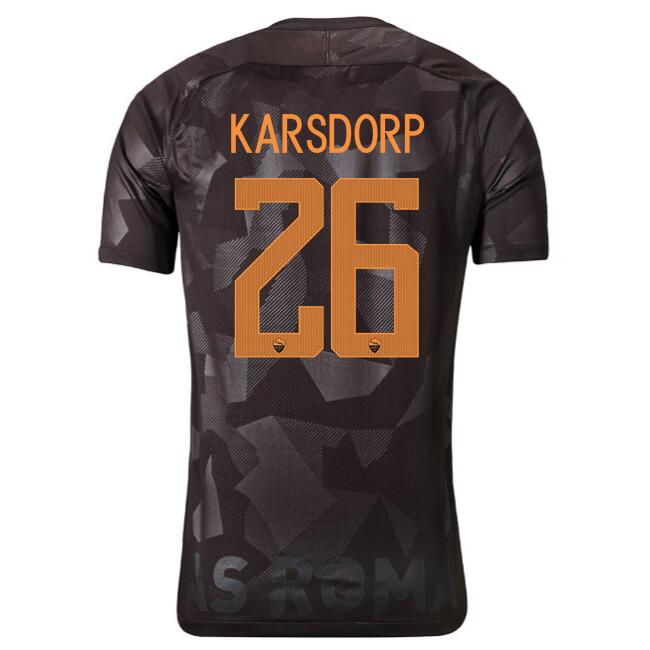 Camiseta AS Roma Primera equipo karsdorp 2017-18